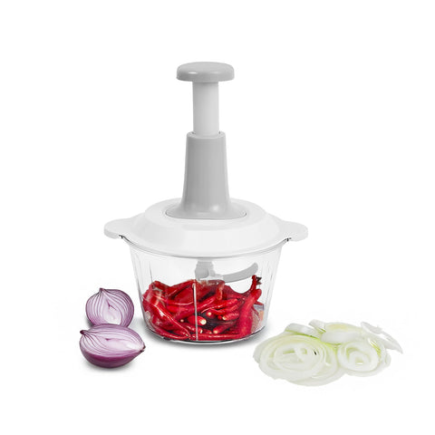 Quttin Vegetable Chopper 18x1 x22 cm, Portable, Ideal for Meat and Vegetables