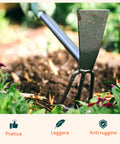 Zappetta/Rastrello Da Giardino In Acciaio 31cm