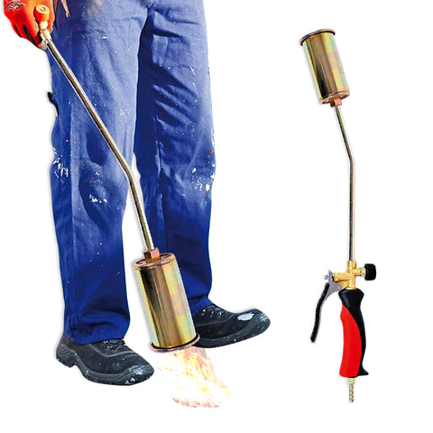 60cm gas torch with ø45mm burner and quick lever for professional use
