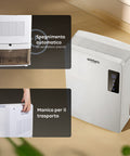 Wintem Deumidificatore Urano Compatto Serbatoio 2,2L con Display LED Touch, Spegnimento Automatico e Tecnologia Peltier Ean-8052286430400