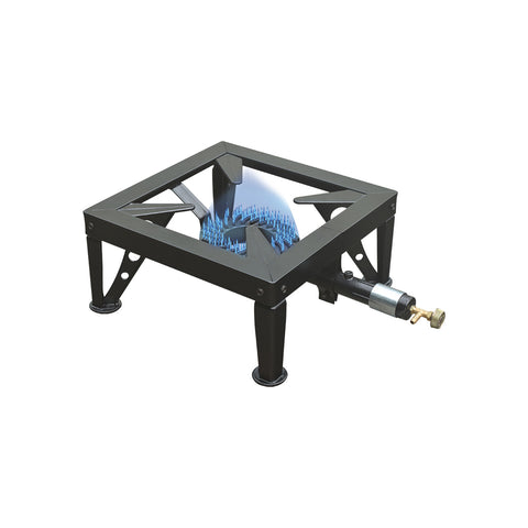 4-Foot Gas Stove with Large Burner and Low-Pressure Regulator