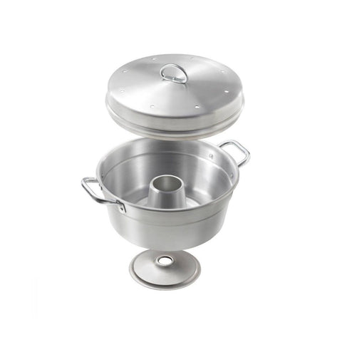 Aluminum pot with lid and flame diffuser 28cm