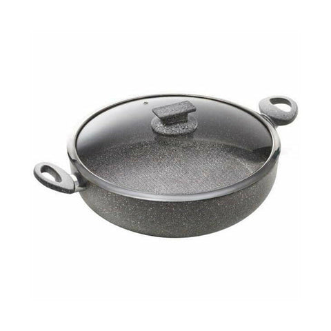 2-Handle Induction Saucepan with Lid 28cm