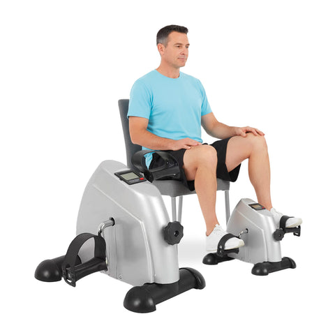 Mini Exercise Bike with Adjustable Resistance and LCD Display
