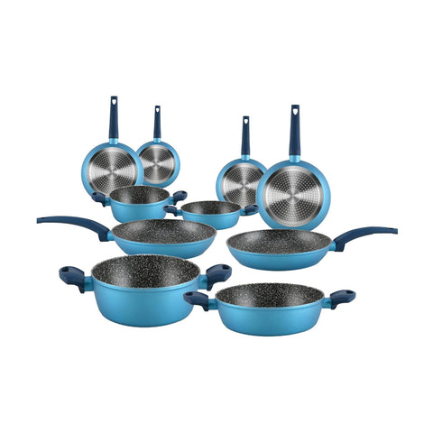 Gaia Blue 10-Piece Cookware Set