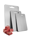 avilia home set 3 taglieri bifacciali varie dimensioniin acciaio inox antiruggine ean 8052879011498