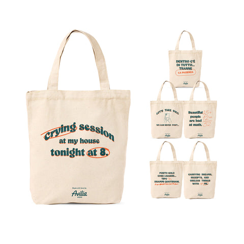 Reusable Tote Bag 35x40 cm in Cotton and Polyester