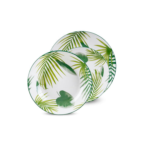 18-Piece Amazonia Porcelain Dinnerware Set