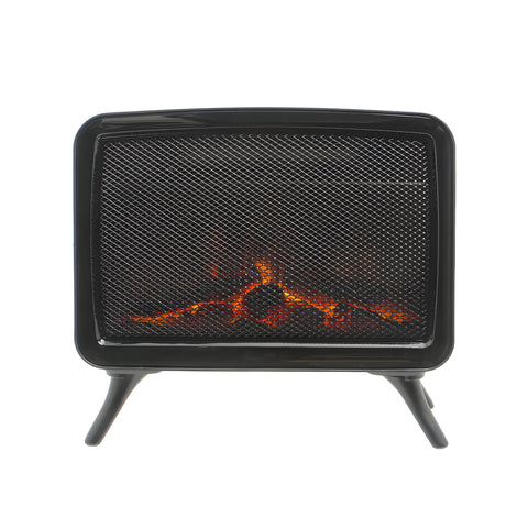 Electric fireplace with adjustable thermostat 800/1600w