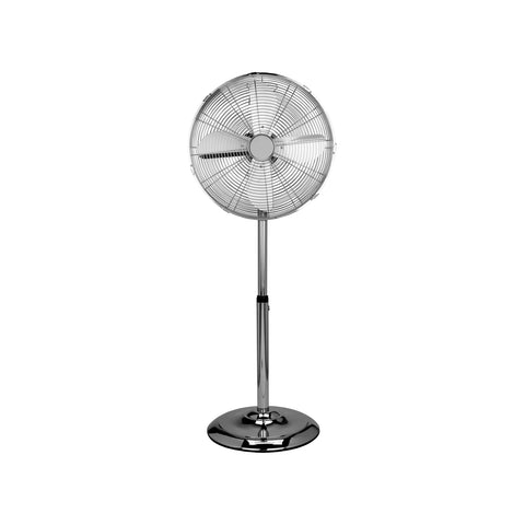 Adjustable Pedestal Fan with 4 Blades, 3 Speeds, 50W