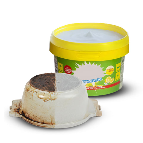 350ml Multi-Purpose Lemon Cleaning Paste - Degreases and Polishes Without Scratching