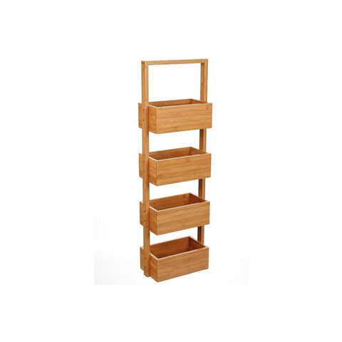Cabinet with 4 Bamboo Baskets 28x16x88cm