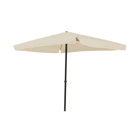 Square 3x3m Ecru Polyester Parasol 2.7h M