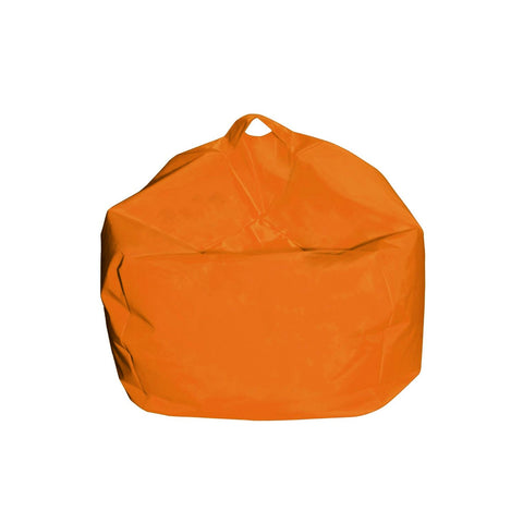 Nylon bean bag pouf 65x62cm Orange