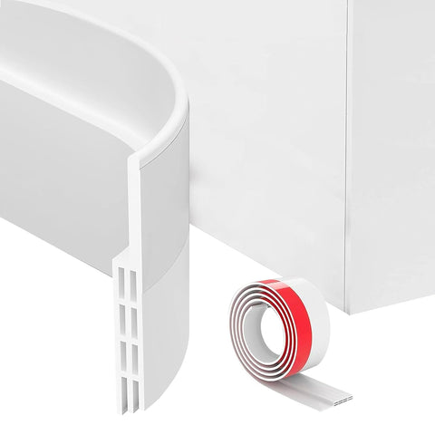 1m Adhesive Brush Door Base in PVC, Thermal and Noise Insulation