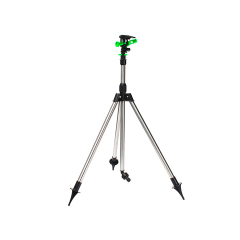 Tripod Sprinkler with 0¦ -360¦ Rotating Jet in Steel