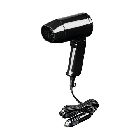 Hair dryer and car defroster 18v/180w Black