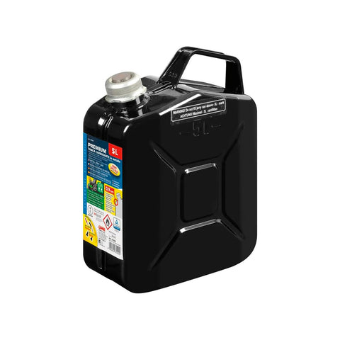 Fuel can with metal magnetic cap, 5l