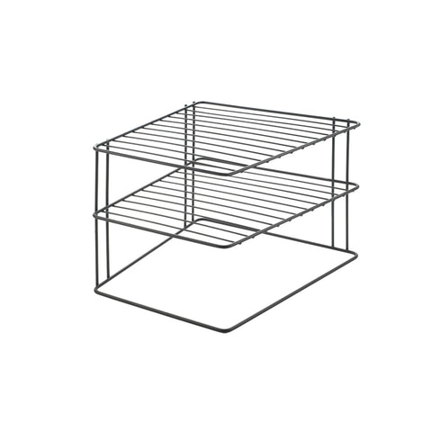 2-Tier Corner Shelf 25x25x19cm