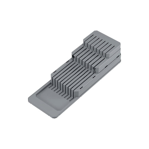 Cutlery Tray with 3 Adjustable Dividers 40/49x6x15cm