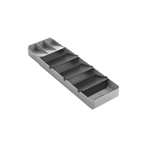 Adjustable Plastic Cutlery Tray 40/49x6x15xm