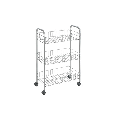 3-Tier Removable Shelving Unit 41x23x63cm
