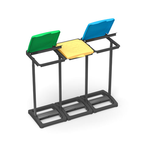 Triple Bag Holder for Recycling 97x36x80cm