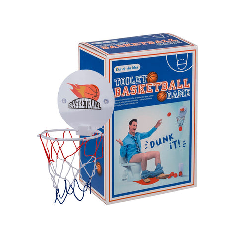 Toilet Basketball Game – 7-Piece Set with Hoop and Ball