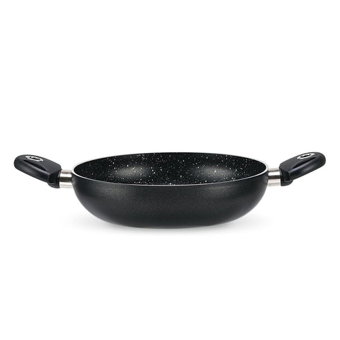 28cm Non-Stick Stone-Effect Pan with Minerals and Stainless Steel Base