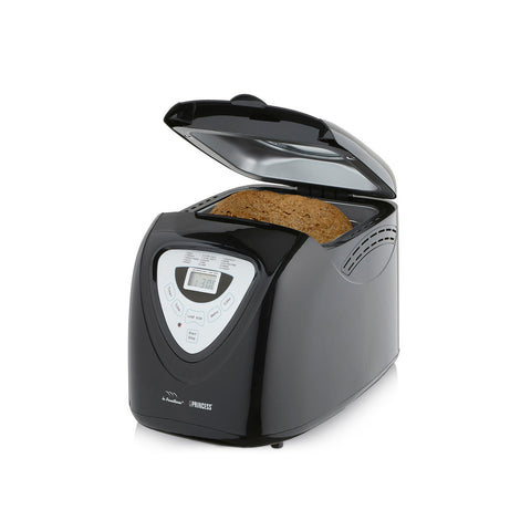 600w automatic bread maker with 15 programs, black