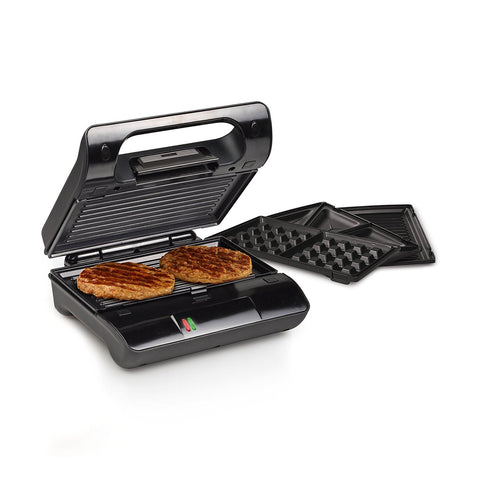Stainless Steel Waffle and Sandwich Maker 800w