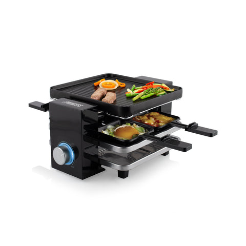 700w 4-in-1 non-stick raclette grill
