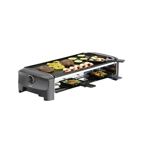 1200/1400w rectangular double-cooking stainless steel griddle 54,7x22,8x13cm