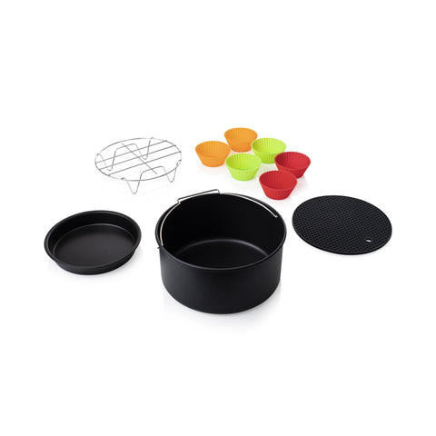 10-Piece Metal and Silicone Air Fryer Accessory Set 3,2l