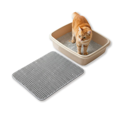 Cat litter mat with sand recovery, honeycomb 90x60 cm
