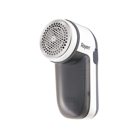 Battery-operated lint remover with brush