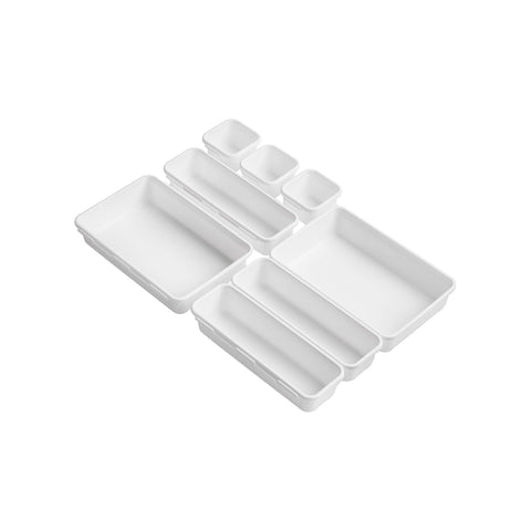 Set of 8 Modular Multi-Purpose Drawer Organizers
