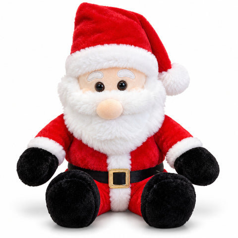 Seated Santa Claus 40 cm in Soft Fabric, Christmas Decoration