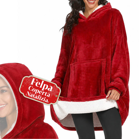 Blanket with Sleeves and Hood, Oversized Blanket Hoodie in 2 Colors