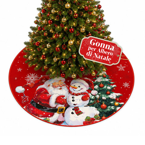 120 cm Plush Christmas Tree Base Cover, 4 Designs