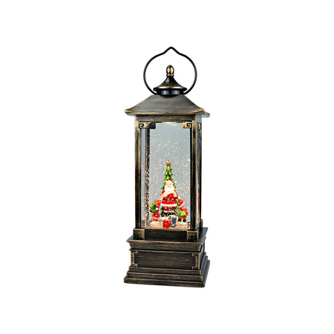 Animated Christmas Lantern with Music and LED Lights