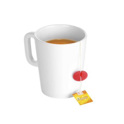 Set of 4 Tea Bag Weights with Holder