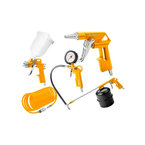 5-in-1 compressed air spray gun set, 600-1000ml