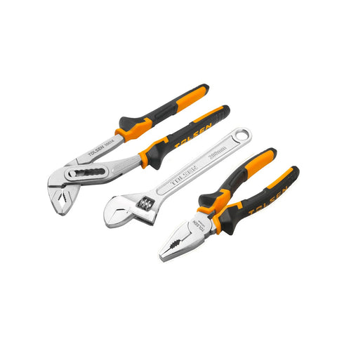Adjustable Pliers Wrench and Pipe Wrench Set