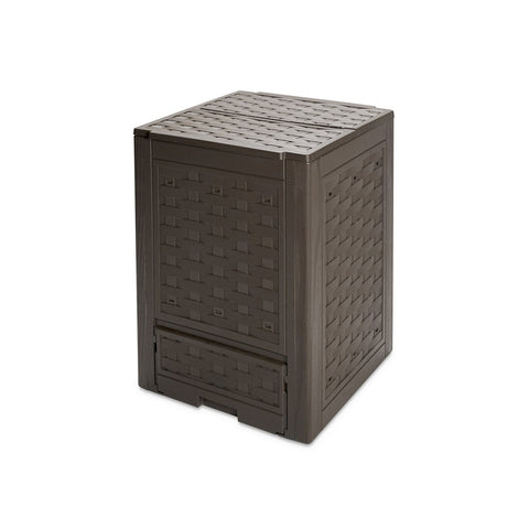 300l rattan garden composter Anthracite
