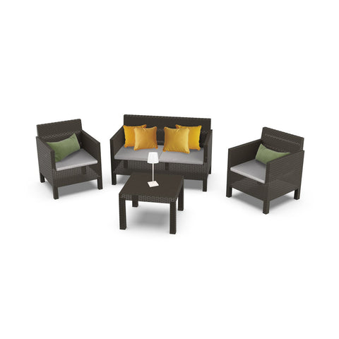 Penelope brown garden lounge set