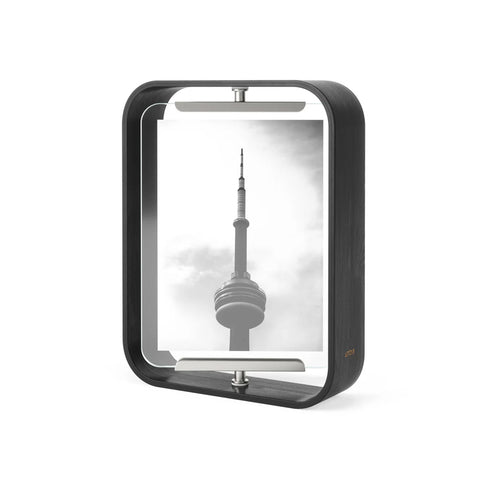 Rectangular Freestanding Photo Frame 19x5x24cm Black