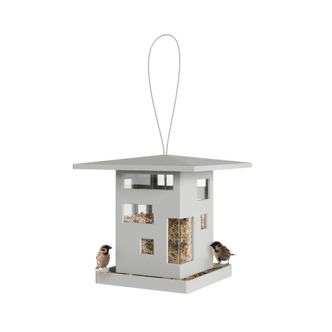 Cafe design plastic bird feeder 2l