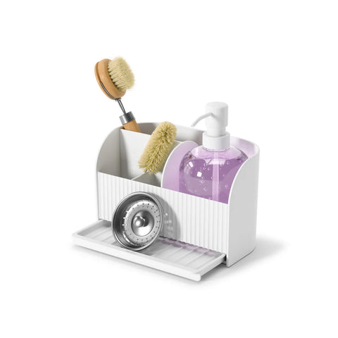 Sink Utensil Organizer with 500ml Soap Dispenser