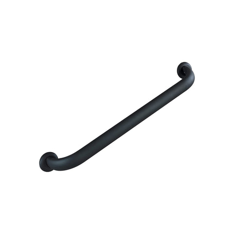 Premium black wall-mounted grab bar 63cm